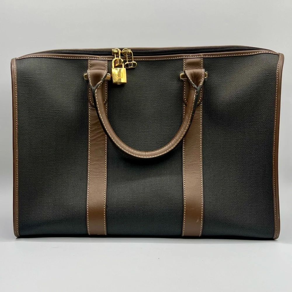 Dunhill Black and Brown Travel Bag